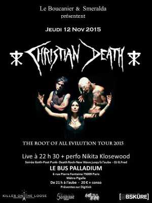 Christian Death Paris 2015